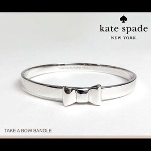 Kate Spade Take A Bow Bangle - Silver